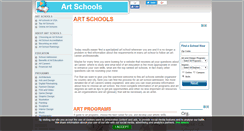 Desktop Screenshot of aboutartschools.com